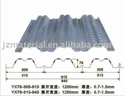 供应楼承板YX76-305-915